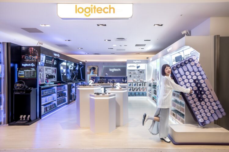 圖說01 logitech進軍全台百貨霸主！logi store 台中新光三越品牌店6月29日盛大開幕