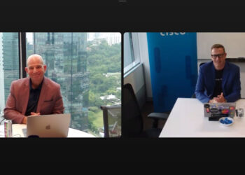 思科亞太、日本和大中華區總裁Dave West與Splunk亞太區高級副總裁暨總經理Simon Davies