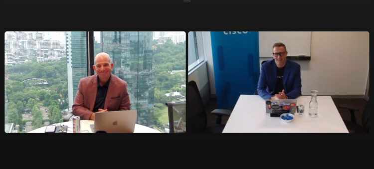 思科亞太、日本和大中華區總裁Dave West與Splunk亞太區高級副總裁暨總經理Simon Davies