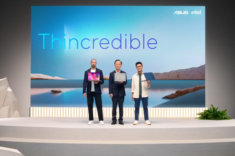 華碩thincredible新品發表會由華碩董事長施崇棠揭開序幕。