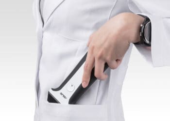 華碩手持式超音波兼具「無線行動輕量化」、「完整影像模式」、「人性化且支援多平台的影像管理軟體」與「超過四小時電池續航力」等優勢。