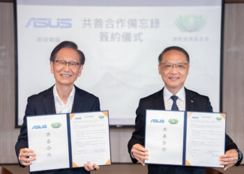 華碩電腦與慈濟基金會於今日簽署「共善合作備忘錄」