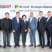 微軟亞洲區總裁 ahmed mazhari 表示：「如今企業和組織比過往更重視如何善用雲端技術、數據和人工智慧的力量，以簡馭繁加速數位轉型。為了幫助我們在台灣及全球的共同客戶取得成功，很高興遠傳成為授權解決方案夥伴，並期待更進一步的合作關係。」